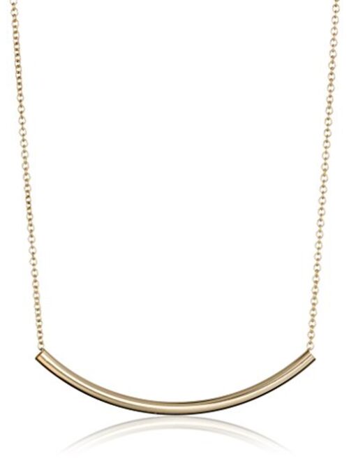 Dogeared Balance Tube Bar Necklace, 16" with 2" extender