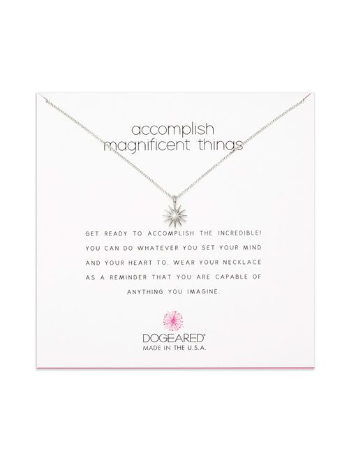 Dogeared Accomplish Magnificent Things Sterling Silver Necklace