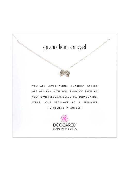 Dogeared Guardian Angel Necklace, 16"