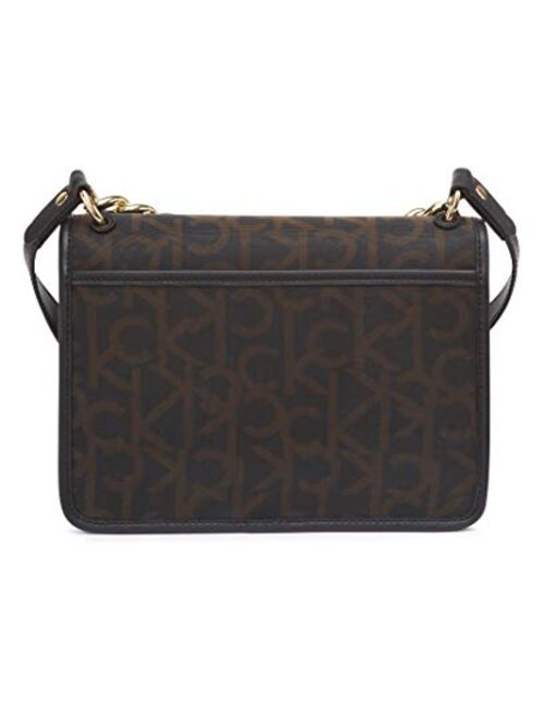 Calvin Klein Ariela Signature Large Flap Crossbody