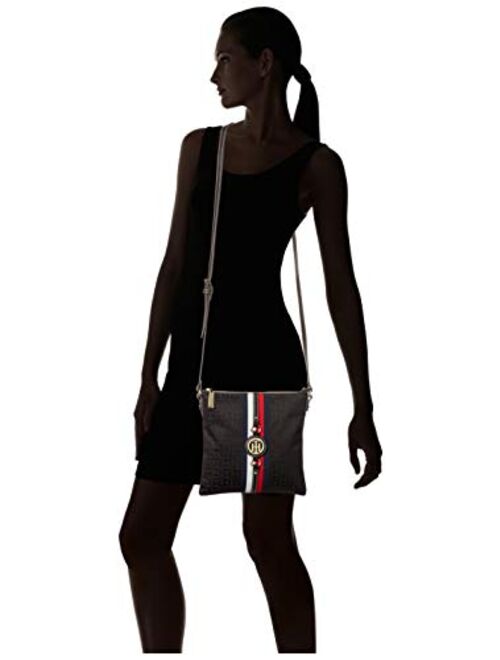 Tommy Hilfiger Women's Crossbody Bag Jaden, BLACK TONAL, OS