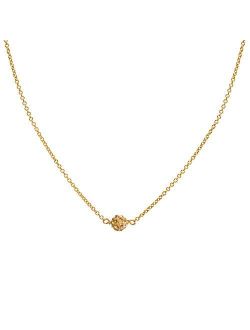 Wishing Necklace, Pave Sparkle Ball Necklace