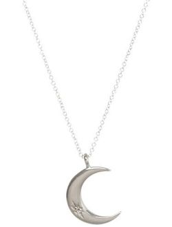 Love Through All The Phases Crescent 16" with 2" Extender Necklace