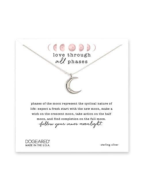 Dogeared Love Through All The Phases Crescent 16" with 2" Extender Necklace