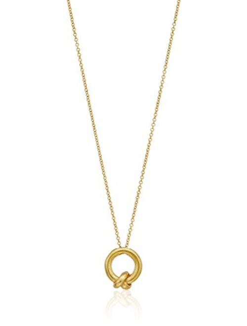 Dogeared Love You, Sister, Together Knot Charm Chain Necklace, 16"+2" Extender
