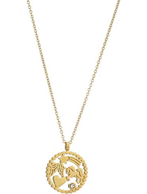 Dogeared You are Every Nice Thing, Magical Multi-Icon Pendant Necklace Gold One Size