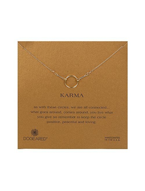 Dogeared Karma Necklace - Gold Dipped