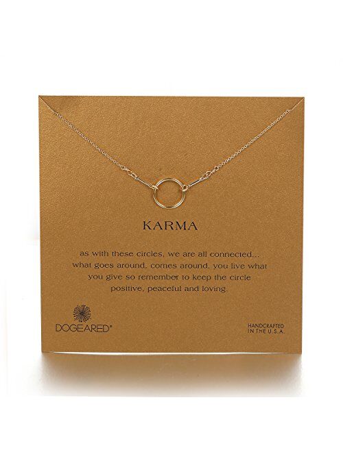 Dogeared Karma Necklace - Gold Dipped