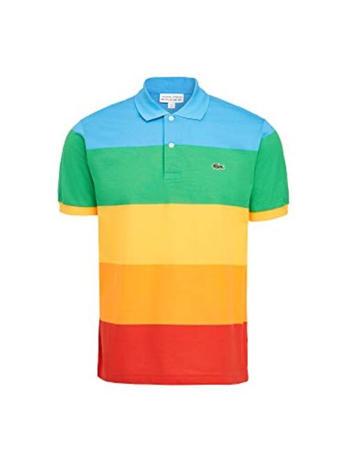 Lacoste Men's Short Sleeve Polaroid Colorblock Polo Shirt