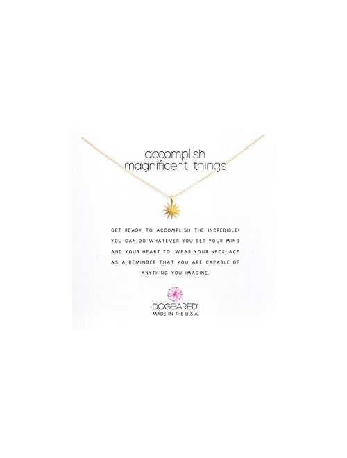 Dogeared Accomplish Magnificent Things Necklace 16"