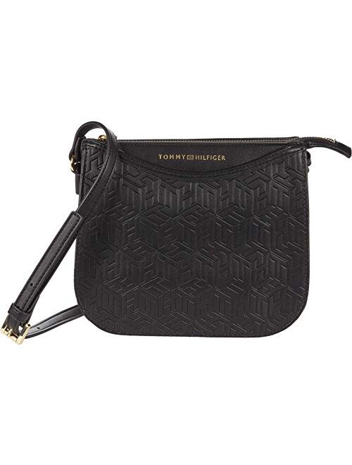 Tommy Hilfiger April Crossbody - TH Cube Embossed PVC