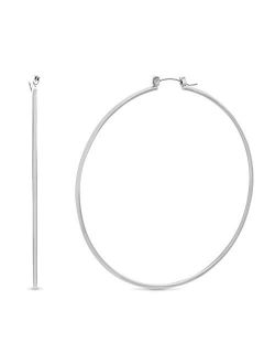 Hinge Wire Hoop Earrings