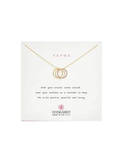 Women's Triple Karma Ring Necklace