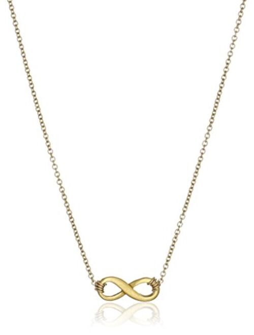 Dogeared "Infinite Love" Gold Dipped Sterling Silver Infinity Charm Necklace, 16"+ 2" Extender