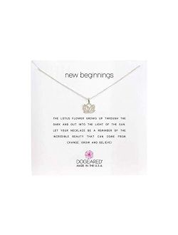 New Beginnings Rising Lotus Necklace