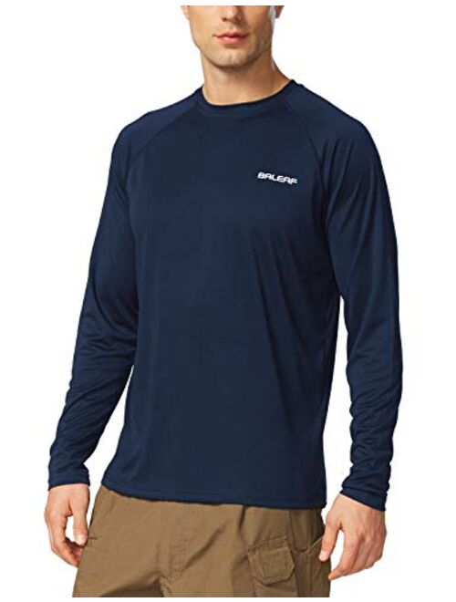 BALEAF Men's Long Sleeve Shirts Lightweight UPF 50+ Sun Protection SPF T-Shirts Fishing Hiking Running