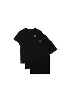 Men's Essentials 3 Pack 100% Cotton Slim Fit Crew Neck T-Shirts
