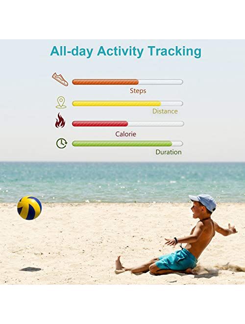 ONIOU Kids Fitness Tracker Watch, IP67 Waterproof Activity Tracker with Sleep Monitor, Alarm Clock, Sedentary Reminder, Pedometer Watch with Calorie Counter, Ideal Gifts 
