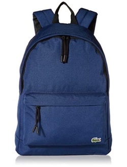 Solid Zipper Closure Backpack