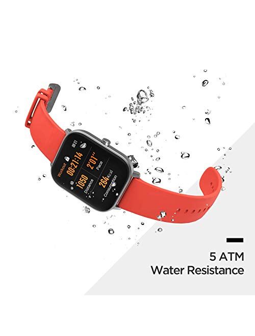 Amazfit GTS 2 Mini Fitness Smart Watch Alexa Built-In, Super-Light Thin Design, SpO2 Level Measurement, 14-Days Battery Life, 70+ Sports Modes, Heart Rate, Sleep, Stress 