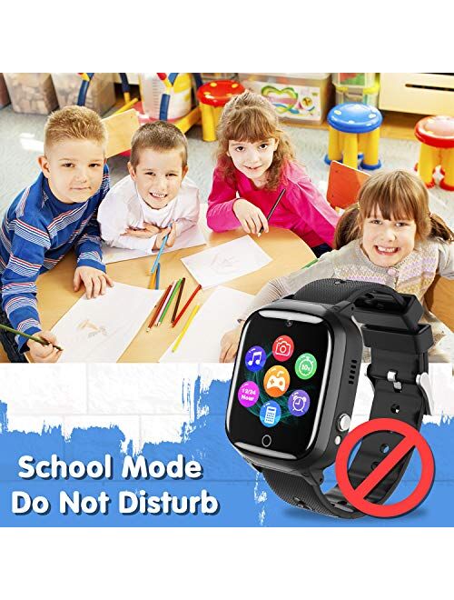 Smart Watch for Kids - Children Smartwatch Boys Girls with 2 Way Phone Calls 7 Intelligent Games Music MP3 Player Camera Calculator Alarm Timer 12/24 Hours for 4-12 Years