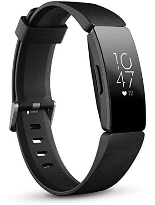 Fitbit Inspire HR Heart Rate & Fitness Tracker, One Size - S & L Bands Included (International Version)