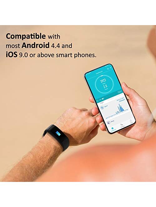 DoSmarter Fitness Tracker, Health Watch with All-Day Heart Rate Blood Pressure Monitoring,Waterproof Activity Tracker with Calories Miles Counter and Sleep Tracking for W