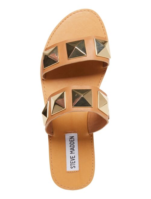 Steve Madden Women's Cressida Studded Slide Sandals