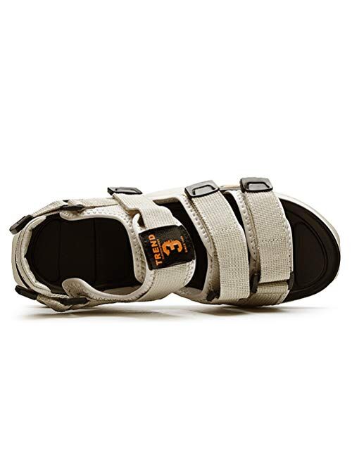 Mens Hiking Sandals Sport Sandal Lightweight Trail Walking Shoes for Beach Water Arch Support