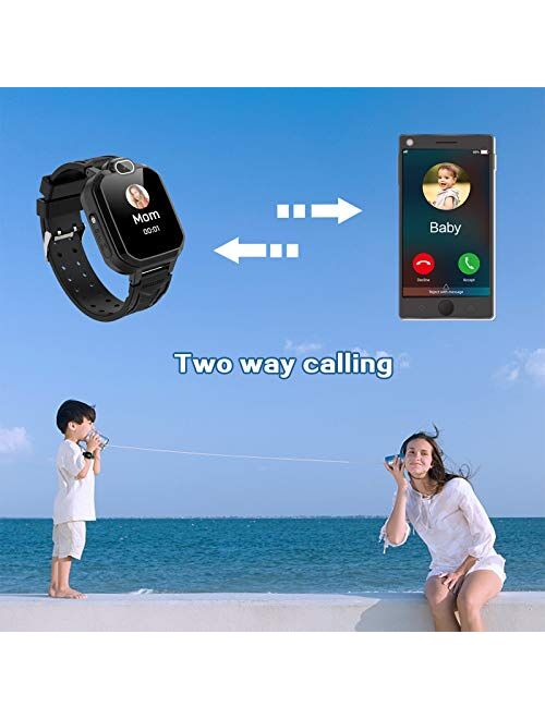 Kids Smart Watch for Boys Girls - Kids Smartwatch Phone with Calls 7 Games Music Player Camera Alarm Clock Calculator SOS Calendar Touch Screen Children’s Smart Watch for