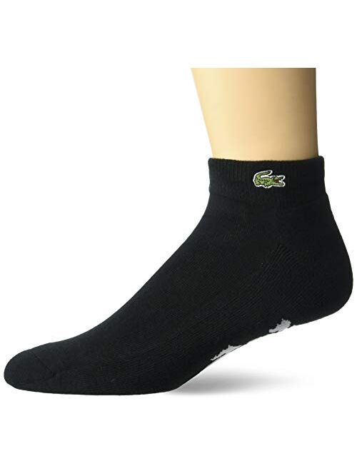 Lacoste Men's Sport Quarter Ped Sock With Croc