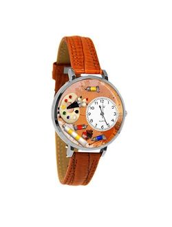 Whimsical Watches Unisex U0410002 Artist Tan Leather Watch