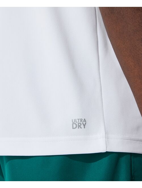 Lacoste Men's Sport Breathable Resistant Pique Zip Tennis Polo Shirt