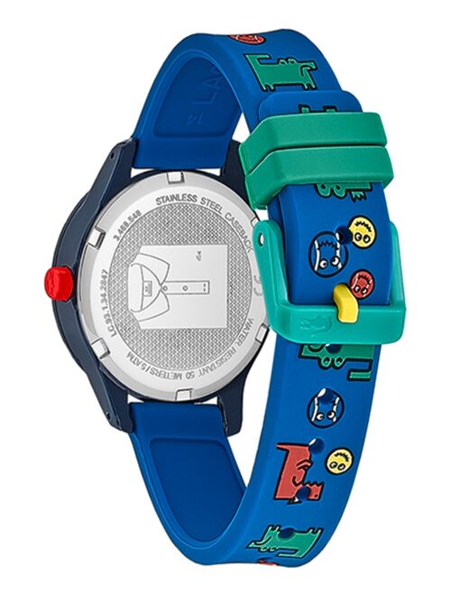 Lacoste 12.12 Kid's Blue Silicone Strap Analog Watch 32mm