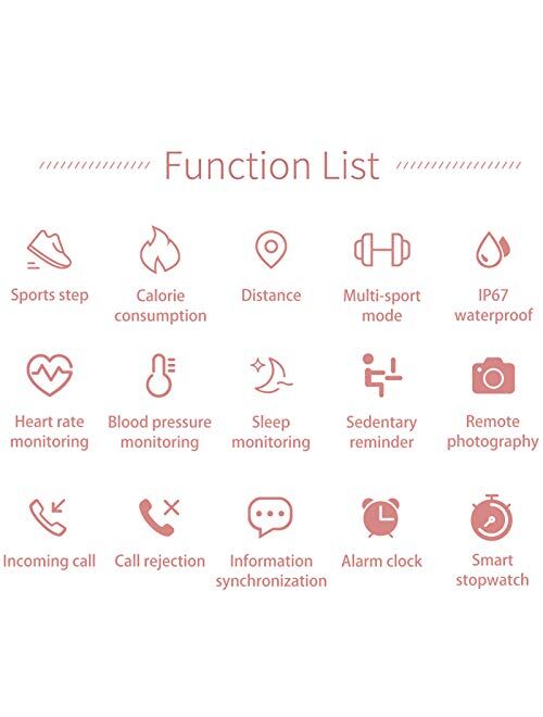 Classic Women Smart Bracelet Blood Pressure Heart Rate Monitor Dress Watches for iOS Android Fitness Tracker for Women