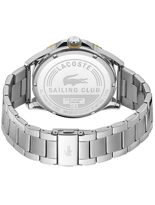 Lacoste Men's Cap Marino Stainless Steel Bracelet Watch 46.1mm