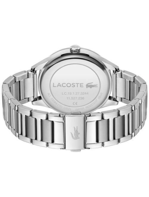 Lacoste Men's Traveler Stainless Steel Bracelet Watch 43mm