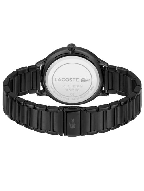 Lacoste Men's Club Black-Tone Stainless Steel Bracelet Watch 42mm