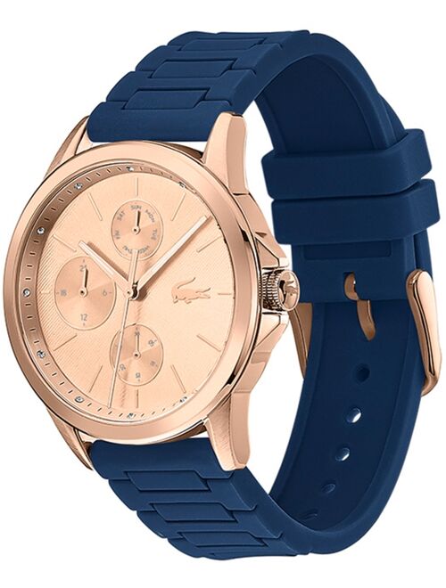 Lacoste Women's Swiss Florence Blue Silicone Strap Watch 40mm