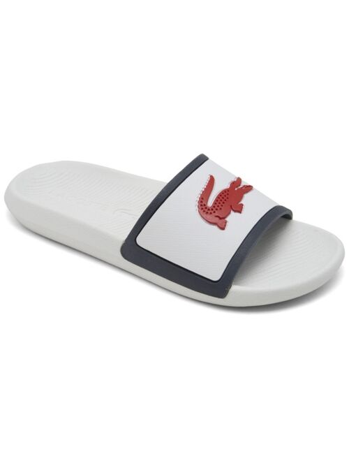 Lacoste Women's Croco Tri Slide Sandals from Finish Line