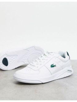 game advance sneakers in white green
