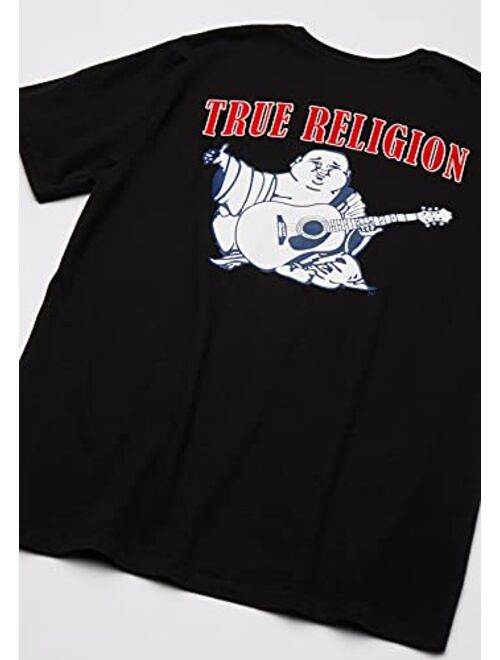 True Religion Men's Buddha Logo Short Sleeve Tee