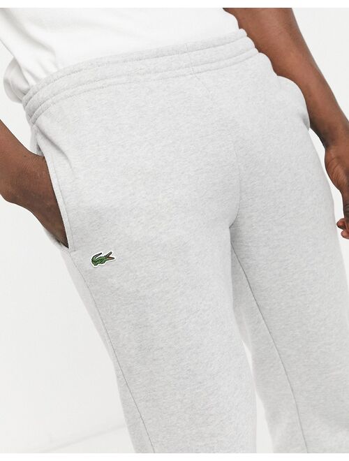 Lacoste slim fit basic sweatpants in gray