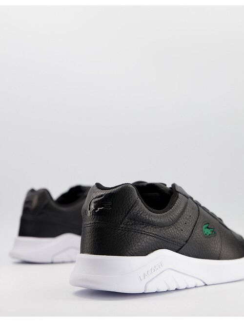 Lacoste Game Advance sneakers in black and white