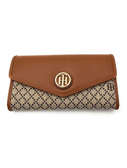 Tommy Hilfiger TH Logo Signature Wallet - Brown