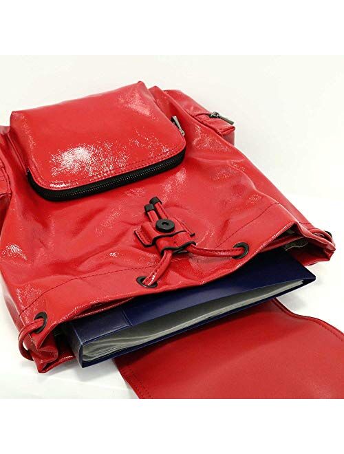 GUESS Women's Backpack Handbags, Silver, 28x15x32 cm