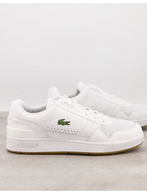 Lacoste T-clip Lace-up sneakers in white