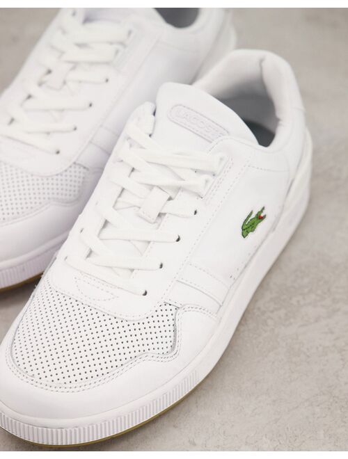 Lacoste T-clip Lace-up sneakers in white