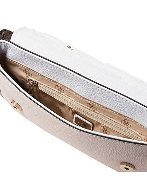 GUESS BRIGHTSIDE VS758019 White shoulder bag with studs woman
