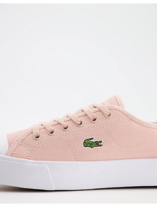 Lacoste zaine plus grand sneakers in pink